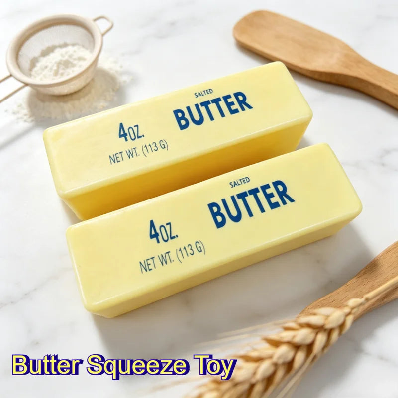 Stress Relief Butter Stick Silicone Squeeze Toy for Desk Office Anxiety Fidget Gadget
