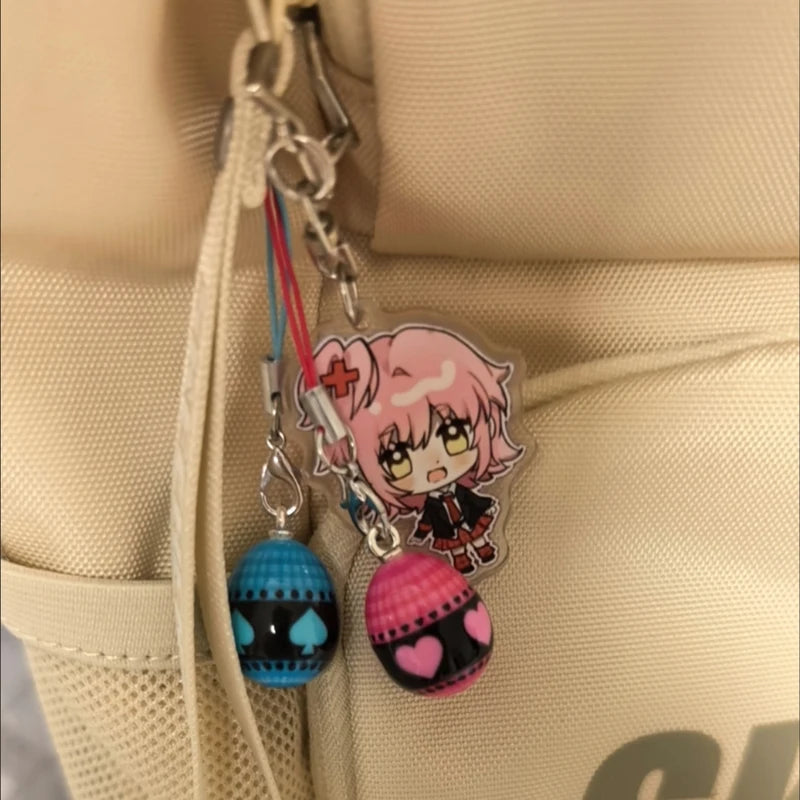 Anime Cosplay Keychain Set for Phone, Bag & Accessories - Kawaii Props