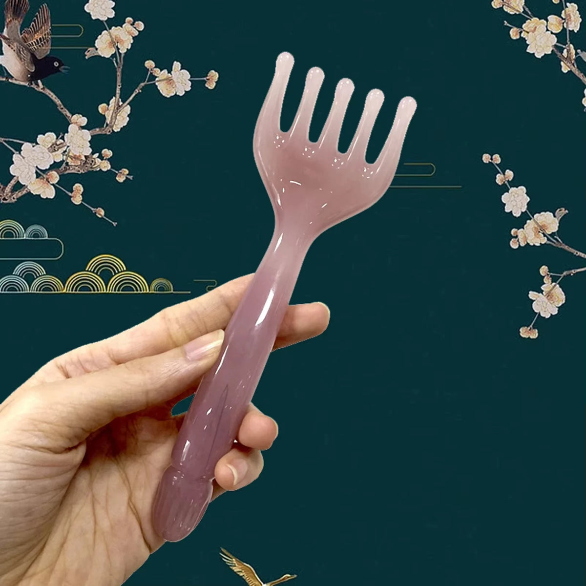 5 Claw Resin Meridian Massage Gua Sha Facial & Scalp Tool - Stress Relief