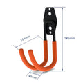 Heavy Duty Wall Mount Metal Hook Garage Organizer for Bicycle Ladder Garden Tools