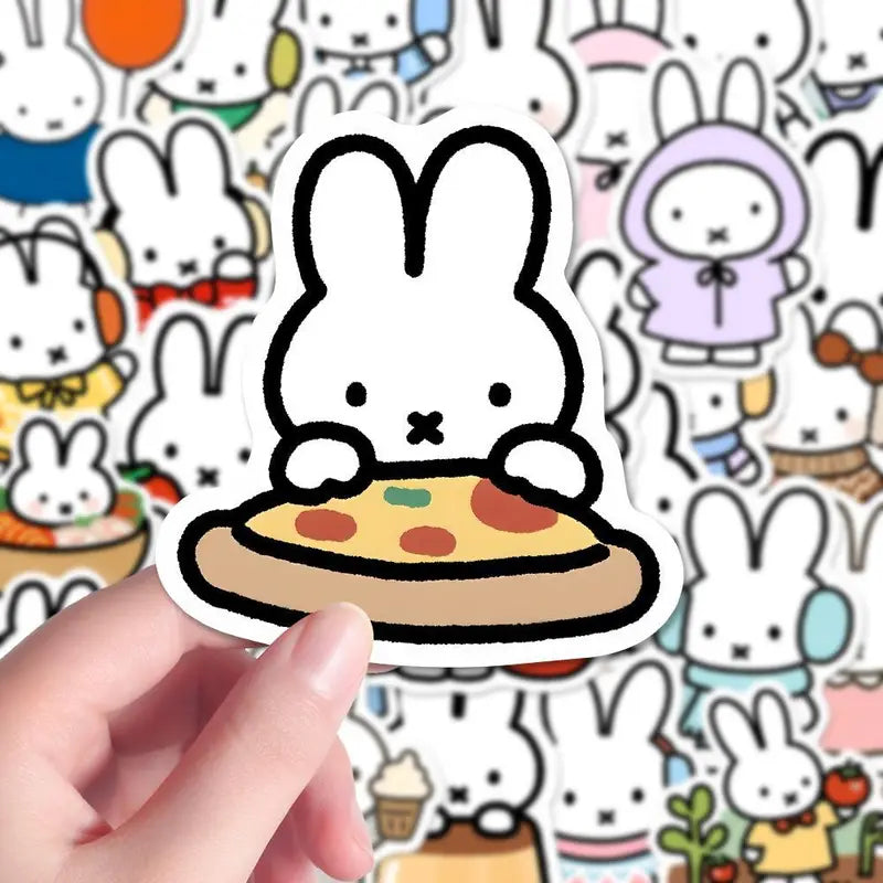 Cute Water Cup Stickers for Phone Cases Notebook Laptop Waterproof Decor - Miffy Style