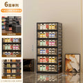 Multi-Layer Door Shoe Rack - Foldable Wall-Mounted Shoe Storage Organizer