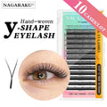Premium Mink False Eyelashes - YY Net Cross Shape Natural Lash Extensions
