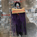 Halloween Hanging Ghost Decoration with Light-Up Eyes for Outdoor Yard Haunted House Party