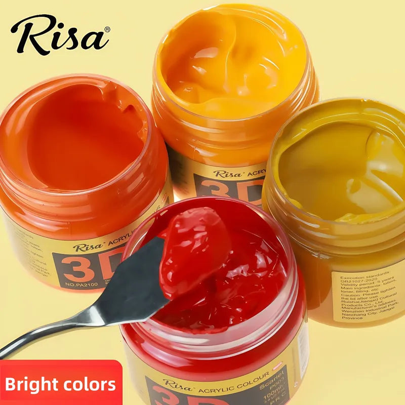 Professional Acrylic Paint Set - 48 Colors, Waterproof, Easy Blend, Art Supplies