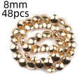 Natural Hematite Beads for Jewelry Making - 14k Gold Plated Spacer Beads, Round Star & Heart Shapes