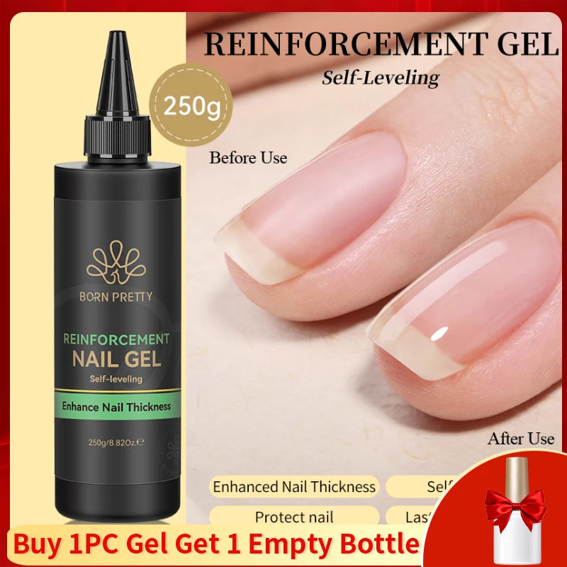 250g Multi-Functional Gel Nail Polish & Nail Tips Reinforcement Kit