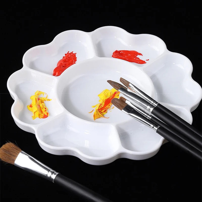 Imitation Porcelain Color Palette for Art and Crafting - Plum Blossom White