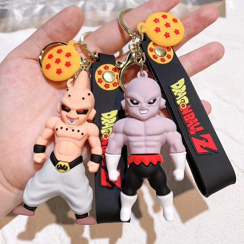 Dragon Ball Keychain Action Figures - Goku Vegeta Piccolo Cosplay Accessories