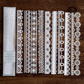 10 Pcs Lace Cutouts Craft Embellishments for Scrapbooking & DIY Projects