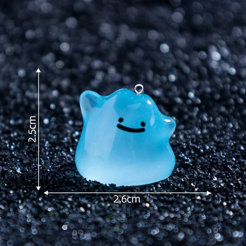 10pcs Resin Christmas Charms Ghost Pendant for Jewelry Making Diy Earrings Keychains