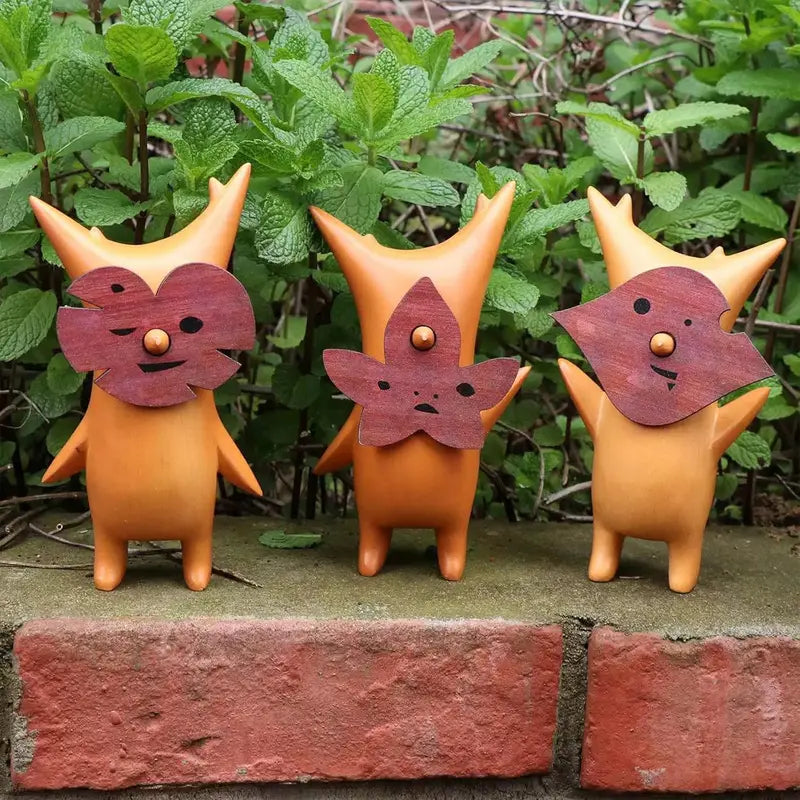 Wooden Korok Statue Home Decoration Handicraft for Game Lovers Zelda Breath of the Wild