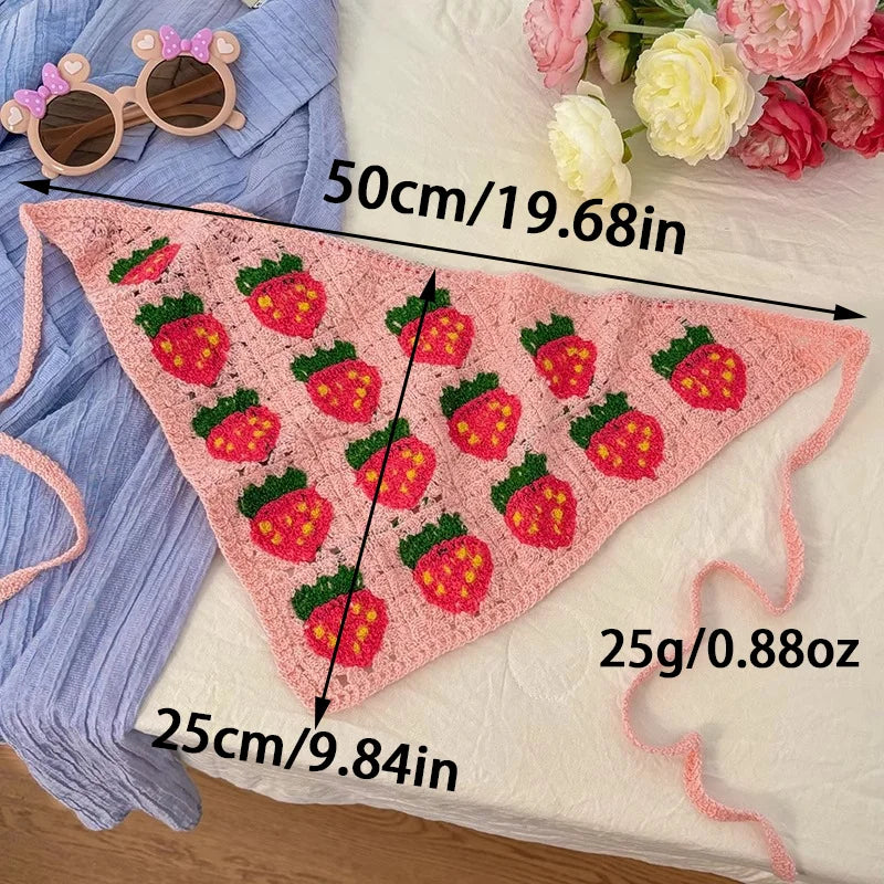Knitted Triangle Hair Band for Women - Versatile Fashion Hair Accessory