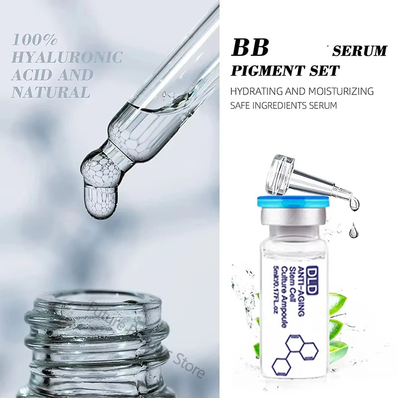 Korea 10-Piece BB Cream Set with Glow Foundation and Sunscreen - Brightening Moisturizer