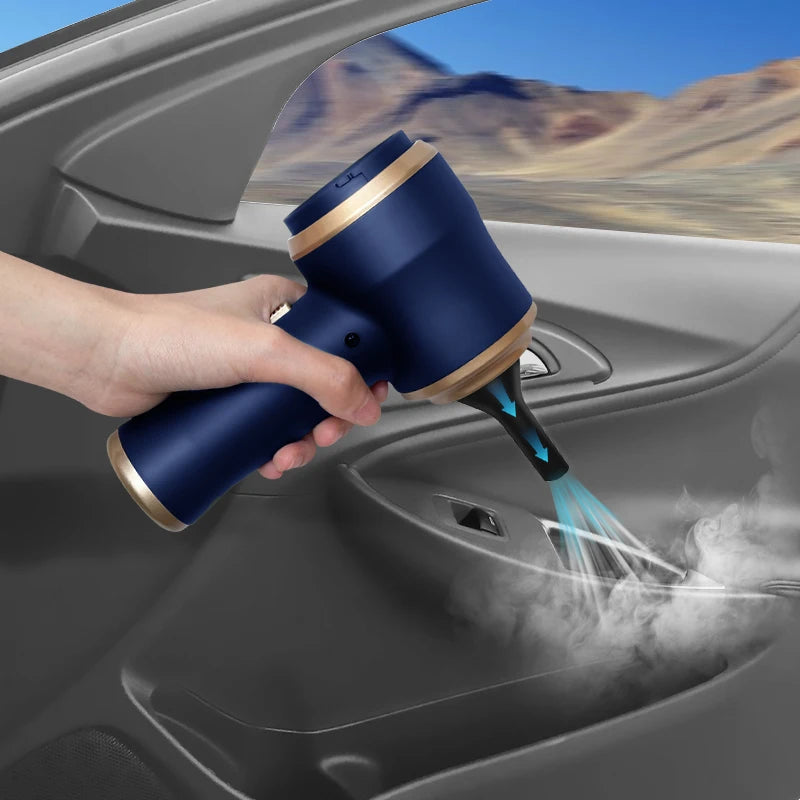 Portable High Power Car and Home Vacuum Cleaner with Multiple Attachments