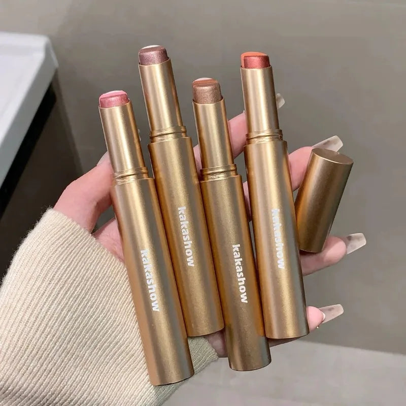 Gradient Eyeshadow Stick with Sparkling Pearl Finish Long Lasting & Easy Blending