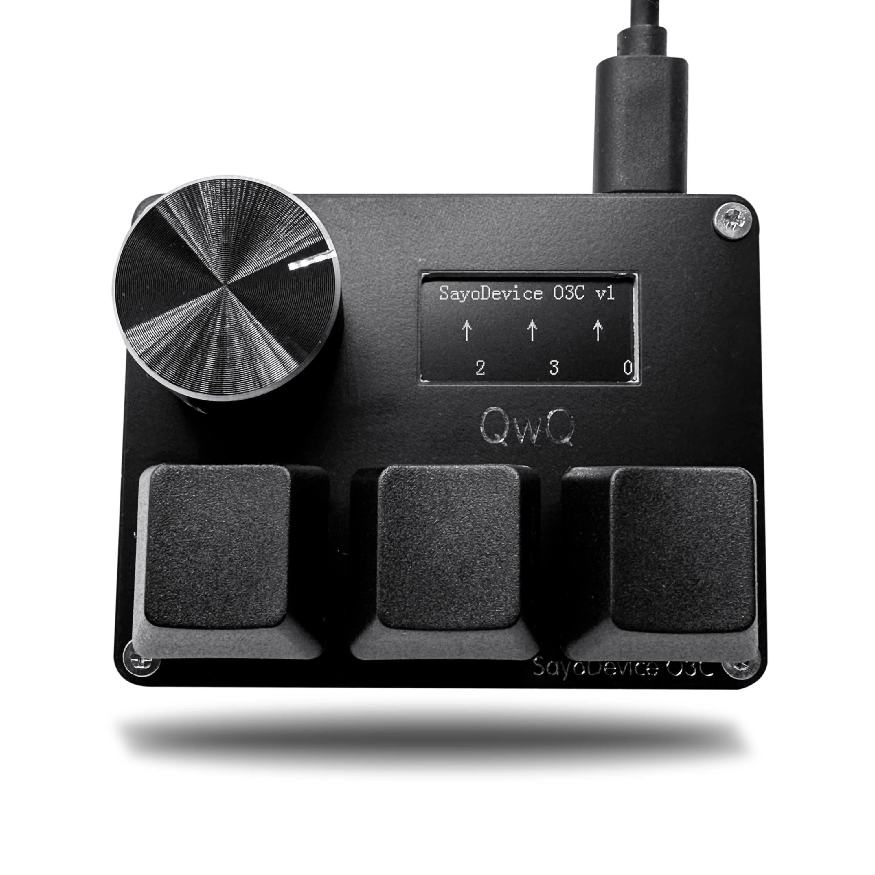 Magnetic Trigger Switch Keyboard with RGB Music Game Volume Knob - Compatible with O3C DJMAX SDVX Geometry Dash