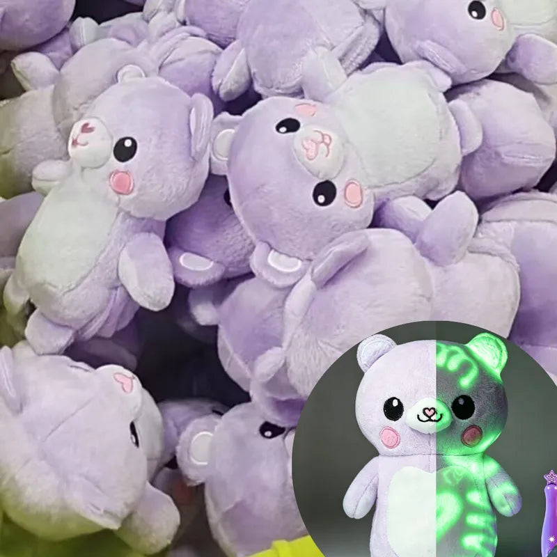 Glow-in-The-Dark Plush Doll Toy - Light Painting Educational Stress Relief Gift