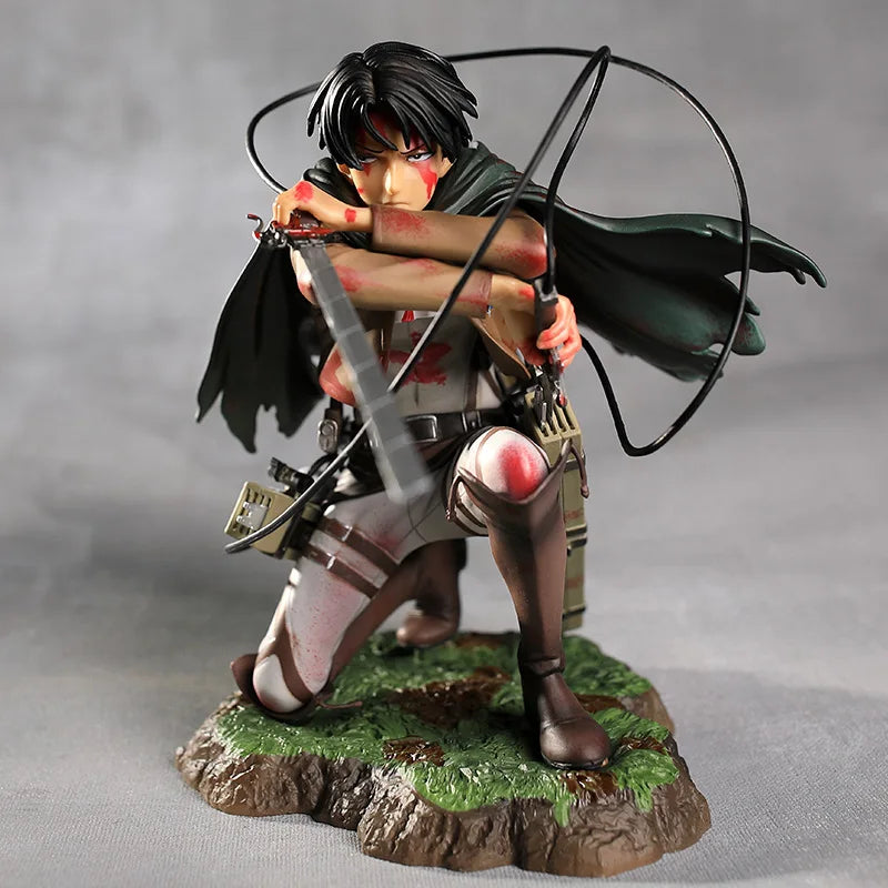 Attack on Titan Levi Action Figure PVC Collectible Toy - 18cm Rivaille