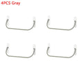 4PCS Wall-Mounted Shoe Rack Hooks Organizer Bathroom Storage Slipper Hanger