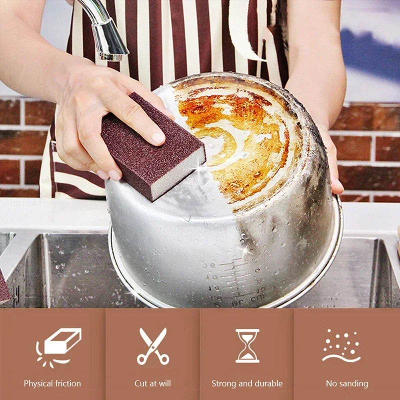 Magic Sponge Eraser Cleaning Brush for Kitchen, Car, Rust & Descaling - Multiple Colors
