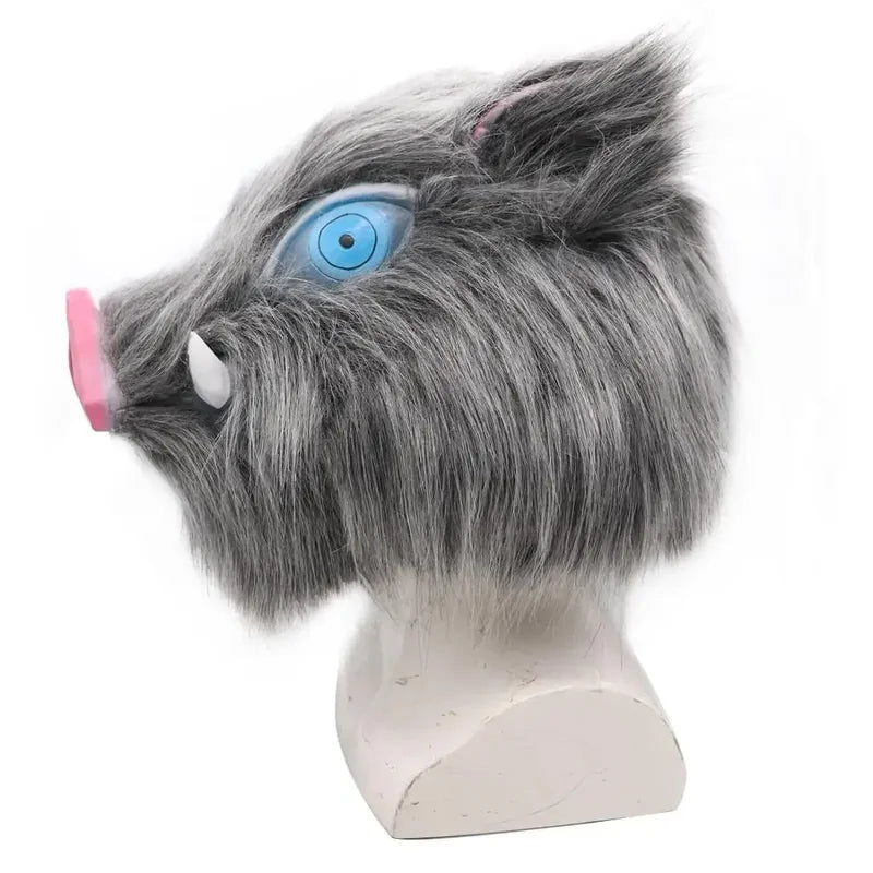 Inosuke Hashibira Halloween Mask - Demon Slayer Kimetsu No Yaiba Cosplay Helmet