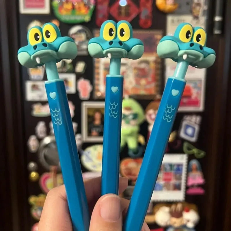 Creative Zootopia Ballpoint Pen Set - Fun Desktop Stationery for Students