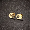 Cute Cartoon Ghost Earrings Set - Halloween Jewelry Minimalist Studs