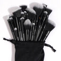 Professional 30-Piece Makeup Brush Set with Bag - Foundation, Concealer, Eye & Powder Brushes