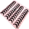 False Eyelashes 20 Pairs Long Natural Mink 3D Lash Extensions for Beauty