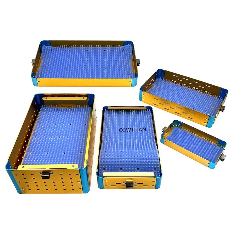 Aluminium Sterilization Storage Case for Surgical Dental & Ophthalmic Instruments