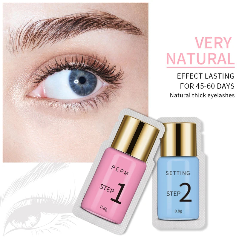 Lash Lift Kit 10 Pairs Eyelash Perming Solution for Professional & Home Use