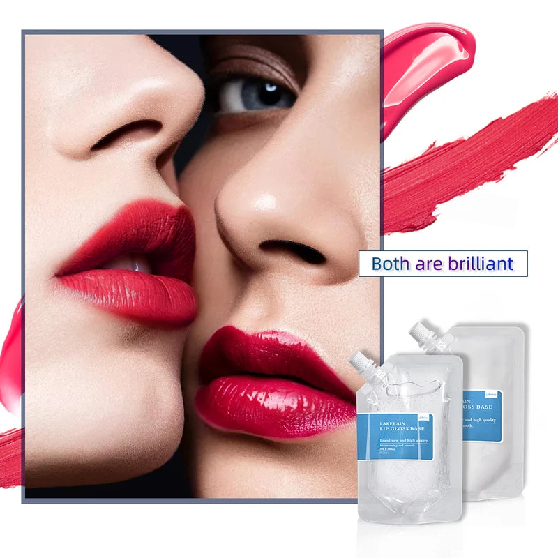 Lip Gloss Base Oil - Moisturizing Clear Gel for Handmade Lip Gloss - 50/100/200ml