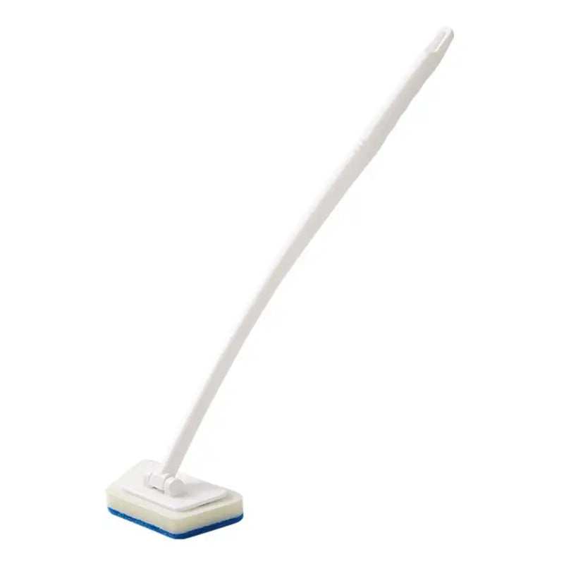 Multi-Functional Bathroom Wall Brush with Long Handle and Replaceable Sponge