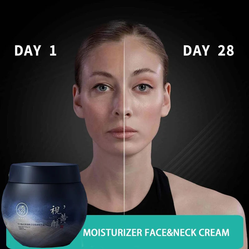 Retinol Face & Neck Cream - Anti-Aging Moisturizer with Hyaluronic Acid & Collagen, 100g