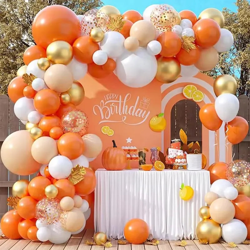 91Pcs Latex Balloons Confetti Garland Kit for Birthday Party & Baby Shower Decor