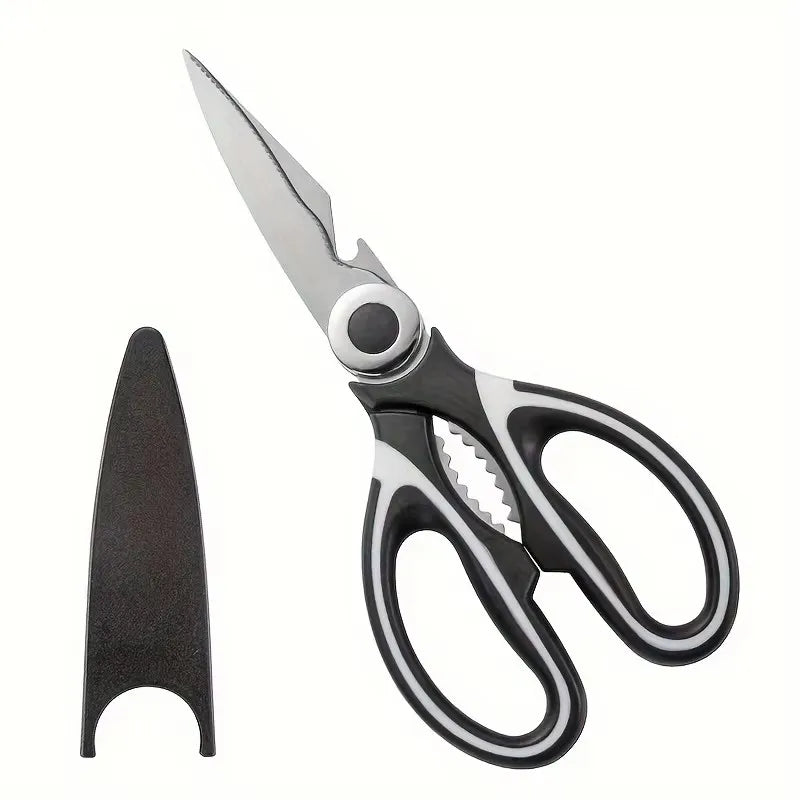 Multifunctional Kitchen Scissors - Fish, Meat & Food Prep Stainless Steel