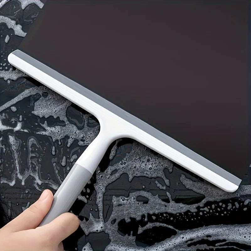 Silicone Shower Squeegee Cleaner - Multi-Purpose Glass & Surface Water Wiper