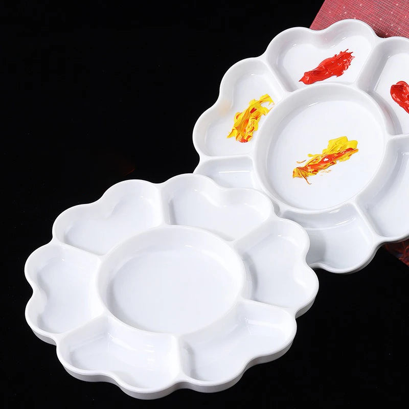 Imitation Porcelain Color Palette for Art and Crafting - Plum Blossom White