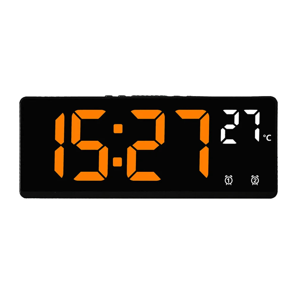 Voice Control Digital Alarm Clock with Temperature and Dual Alarm Function