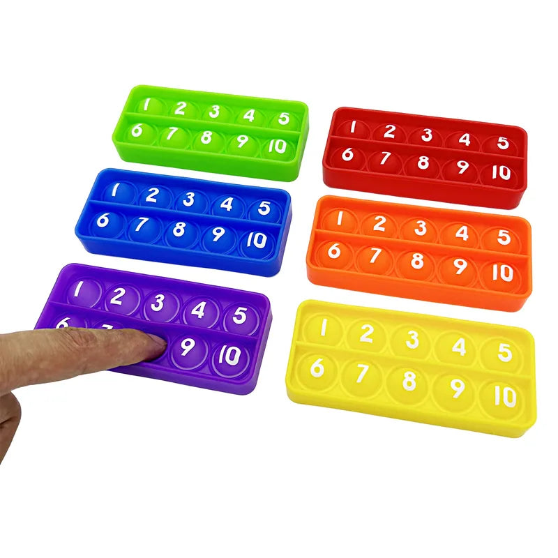 Educational Math Games for Kids - Ten Frames Manipulatives for Preschool & Kindergarten
