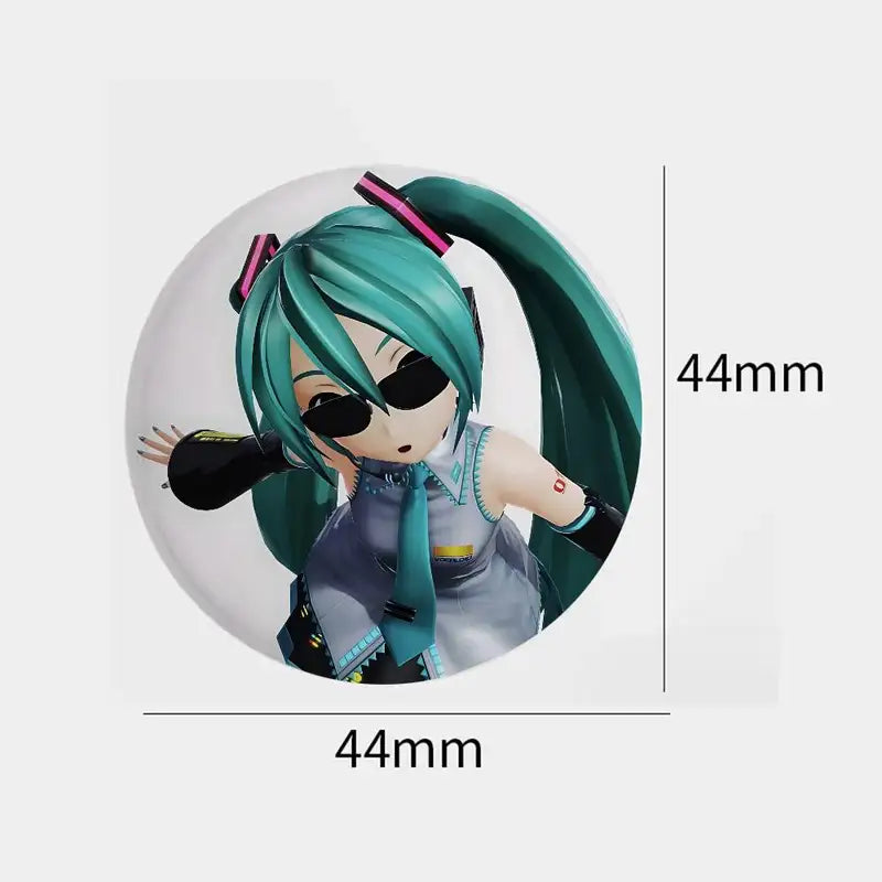 Cute Kawaii Anime Tinplate Badge Pins Brooches for Clothes Backpack & Bags