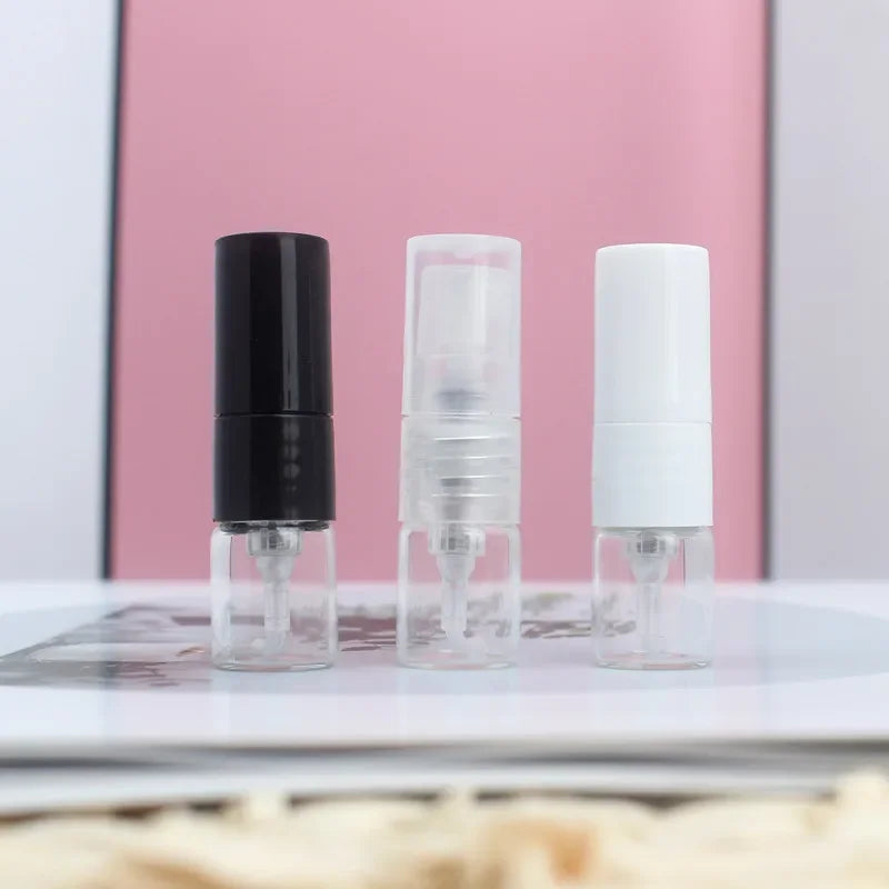 Refillable Glass Perfume Spray Bottles - Fine Mist Dispenser Sample Set