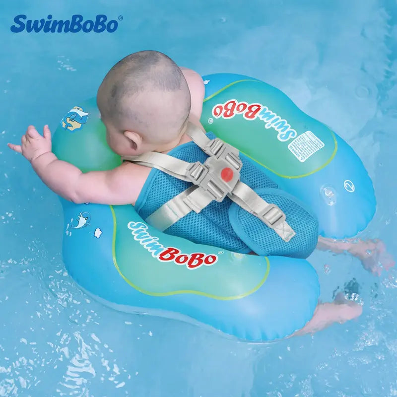Baby Swimming Pool Float with Inflatable Ring - Support and Buoyancy for Kids 0-3 Years