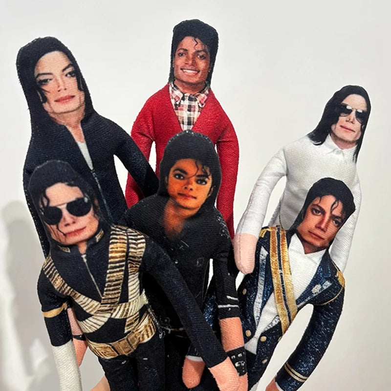 Funny Michael Jackson Action Figure - Abstract Joint Mobility Doll for Party & Decor