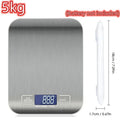 Digital Kitchen Scale 5kg/1g Stainless Steel Food Weighing & Jewelry Scale