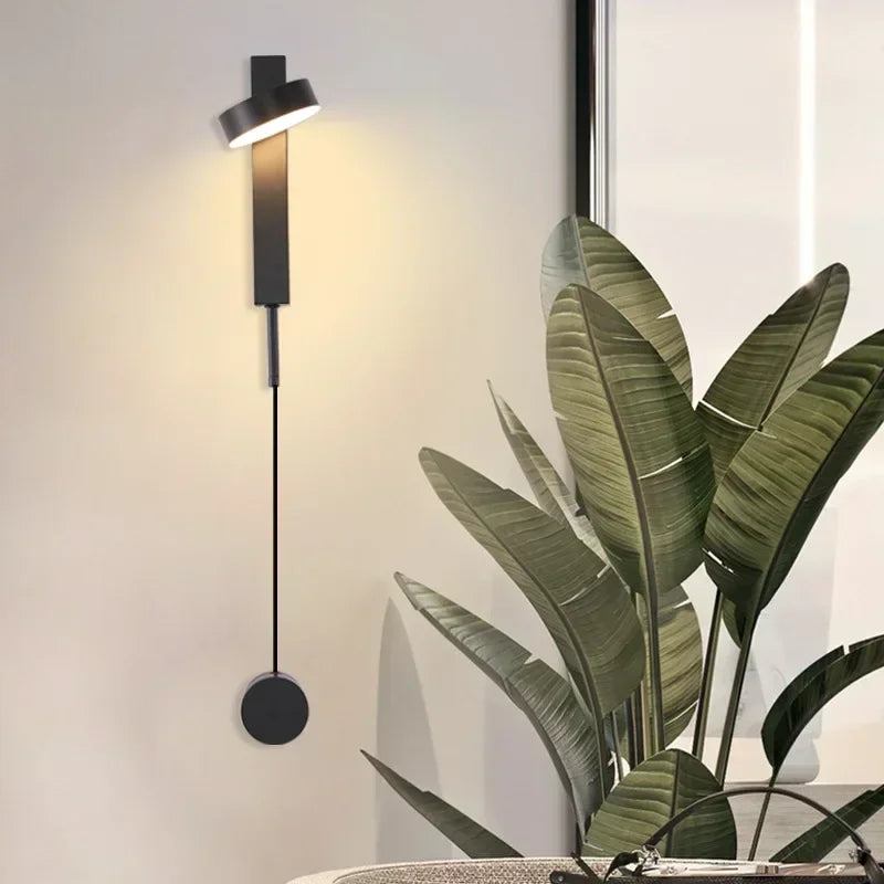 Rotatable LED Wall Lamp for Bedroom Living Room Indoor Lighting Fixture