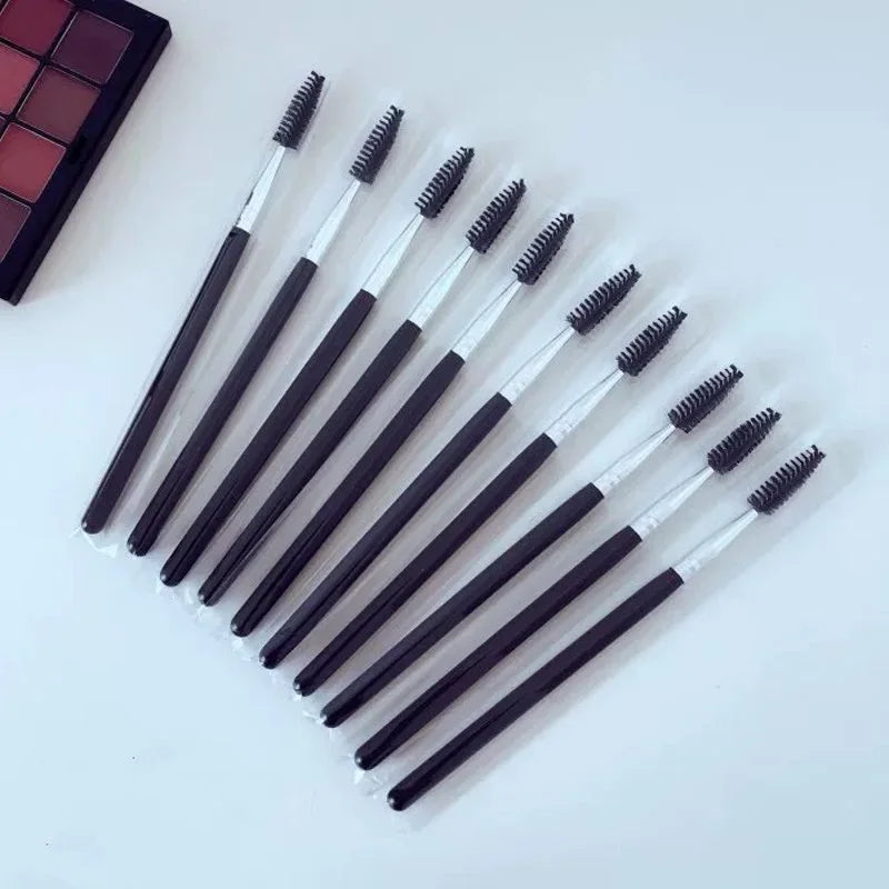 5PCS Eyebrow and Eyelash Makeup Brush Set - Portable Cosmetic Tools