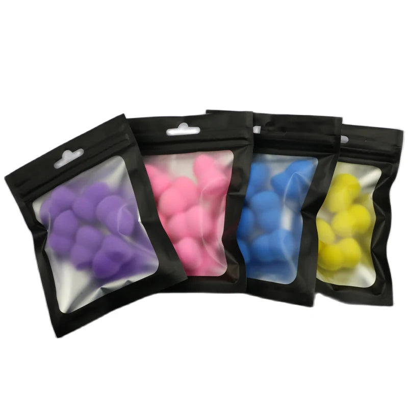 6pcs Mini Makeup Sponge Set for Foundation Concealer Face Blending - Portable Cosmetic Puffs