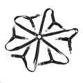 Adjustable Elastic Bed Sheet Holder Straps with Metal Clips - Fitted Sheet Fasteners